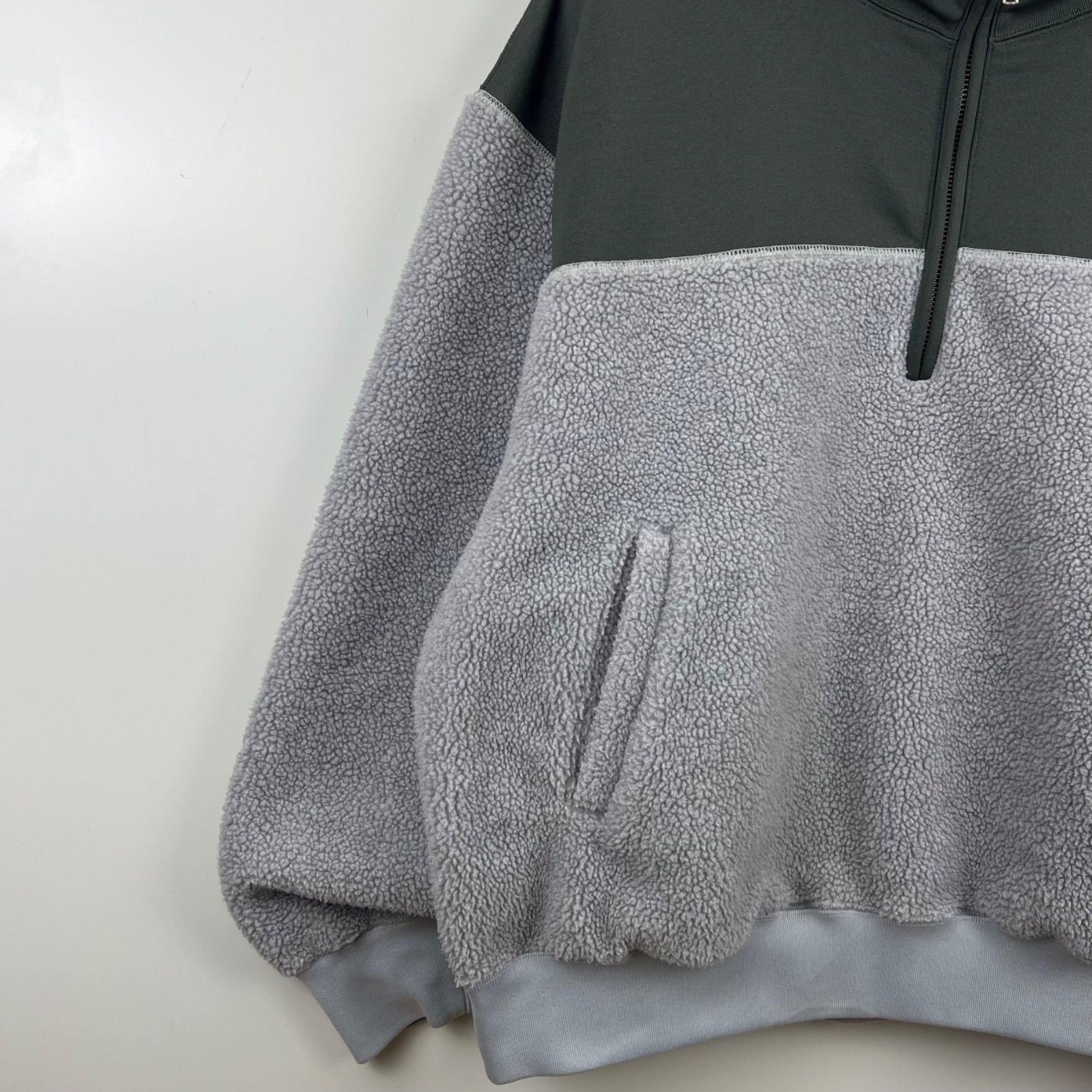 C.E CAVEMPT FLEECE HALF ZIP SWEAT L シーイー キャブエンプト ハーフ