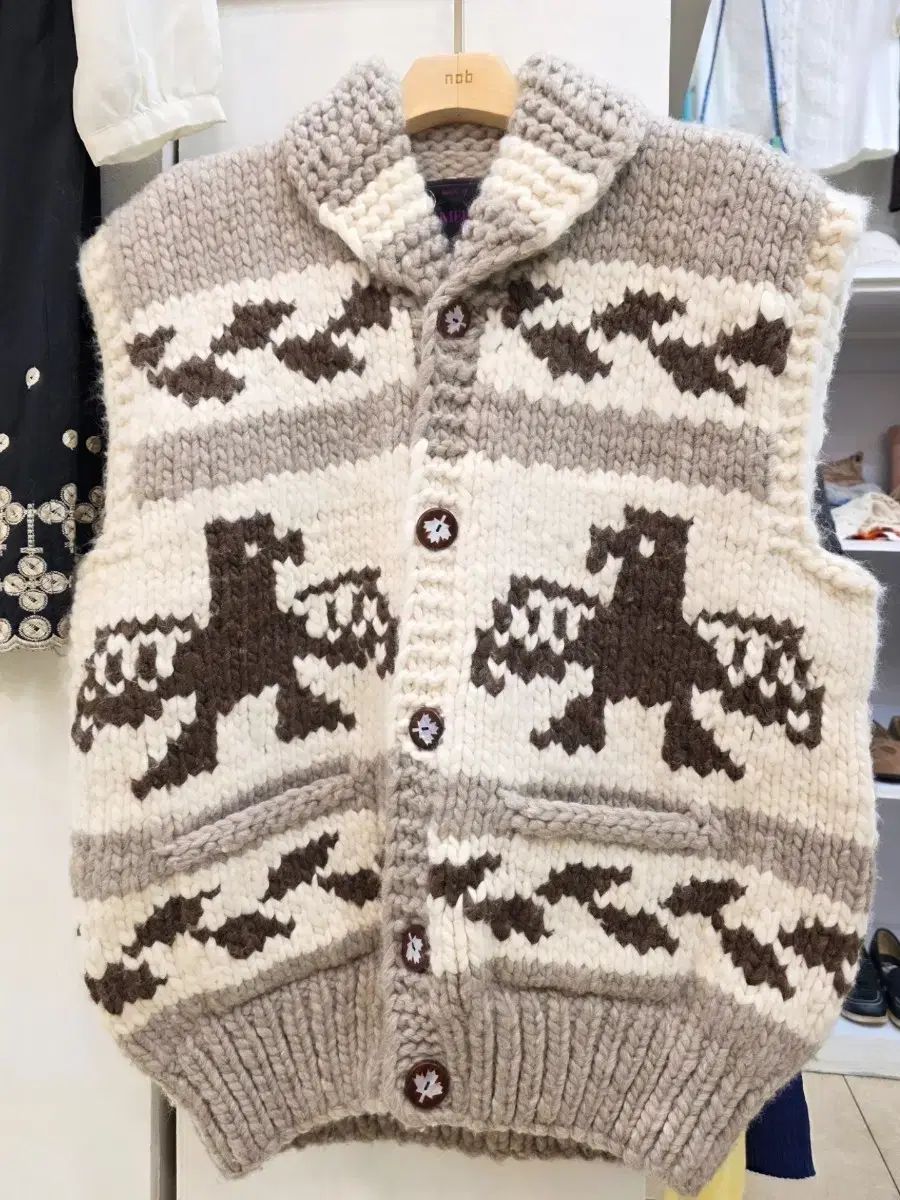 スローブ イエナ SLOBE IENA 23AW カウチンニットカーディガン ニット