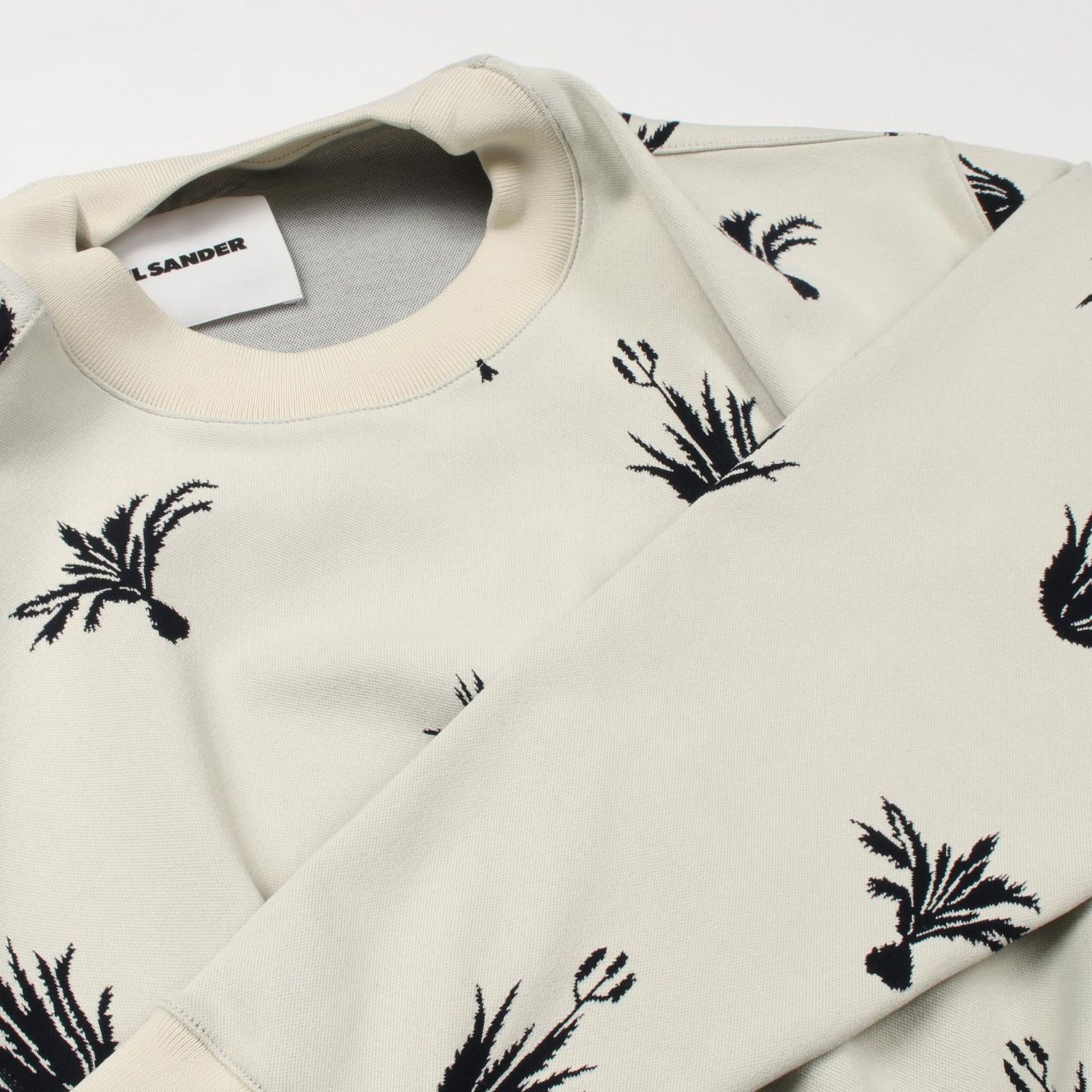 ジルサンダー JIL SANDER スウェット Palm Tree Intarsia