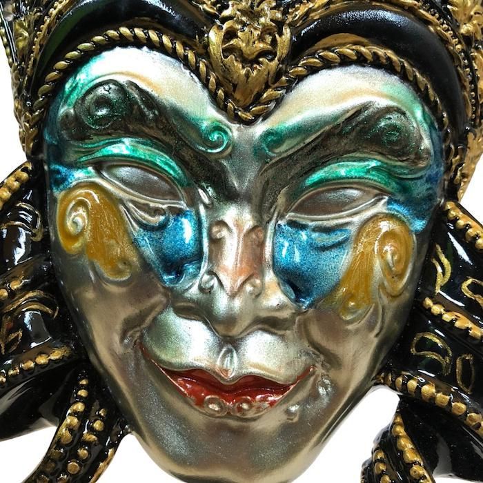 イタリア ベニスで購入した仮面の置物 イタリア ベニスで購入した仮面の置物