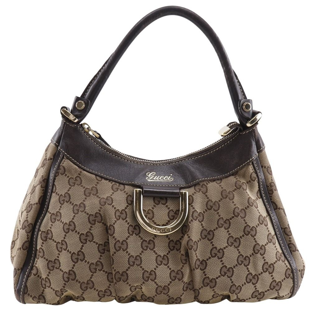 GUCCI グッチ アビーライン 190525 GGキャンバス 茶 レディース ショルダーバッグ