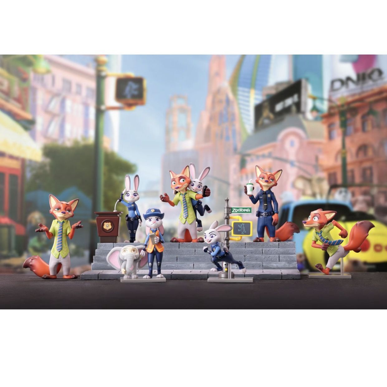 ズートピア toptoy フィギュア ニック ホップス TOPTOY ディズニー ズートピア ジュディ＆ニックの物語シリーズ