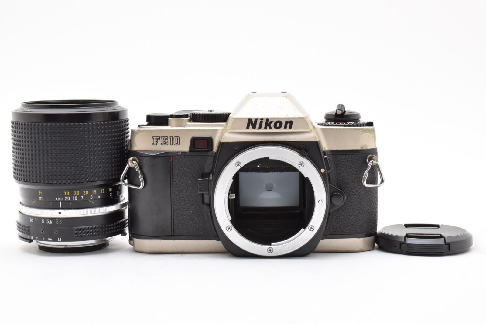 Nikon ニコン FE10 シルバー ボディ ＋ Ai 43-86mm F3.5 標準ズームレンズ セット フィルムカメラ B843