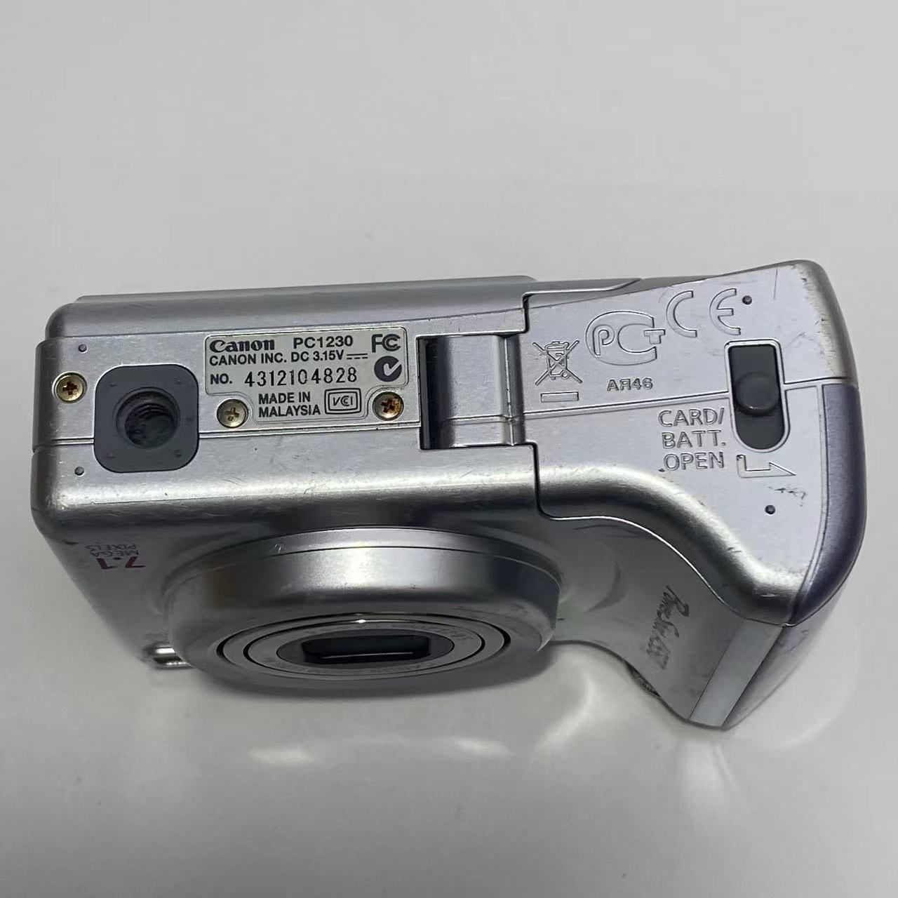 Canon PowerShot A POWERSHOT A550 動作確認済み - メルカリ