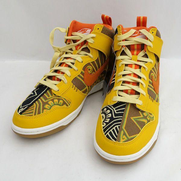 NIKE / ナイキ DUNK HI PRM/ダンク プレミアム/イエロー/27cm/タグ付き DZ5354-045 【靴/クツ/シューズ/SHOES】 メンズファッション 