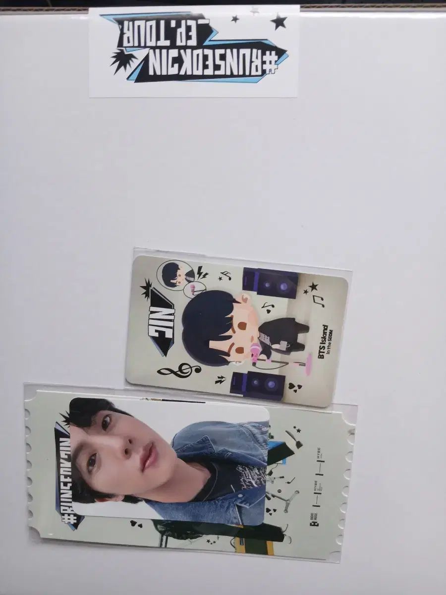 韓国　BTS　RUN SEOKJIN　ソクジン　ARMY ZONE　特典 Seokjin's special gift and ARMY zone gift for Day 2. The