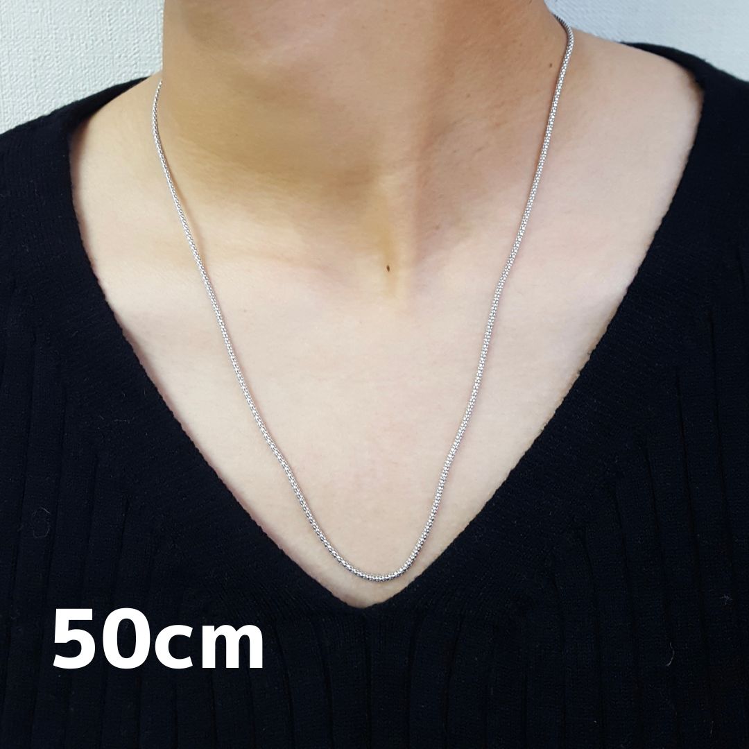 新品 18金 ホワイトゴールド ボンバータ マルベリータイプ 中空