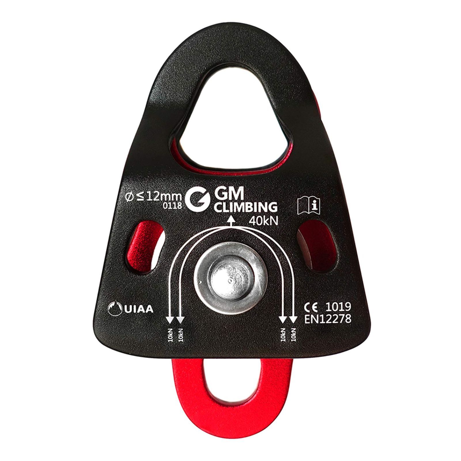 数量 UIAA認証 CE 40kN マイクロダブルプーリー ボールベアリング内蔵 5 1 CLIMBING 倍力システム プーリーシステム キットセット クライミング GM リギング レスキュー アーボリスト用 12mmまでロープ適応