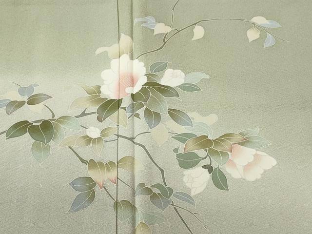 平和屋着物○訪問着 枝花文 暈し染め 金彩 正絹 逸品 未使用 CAAW8672yc