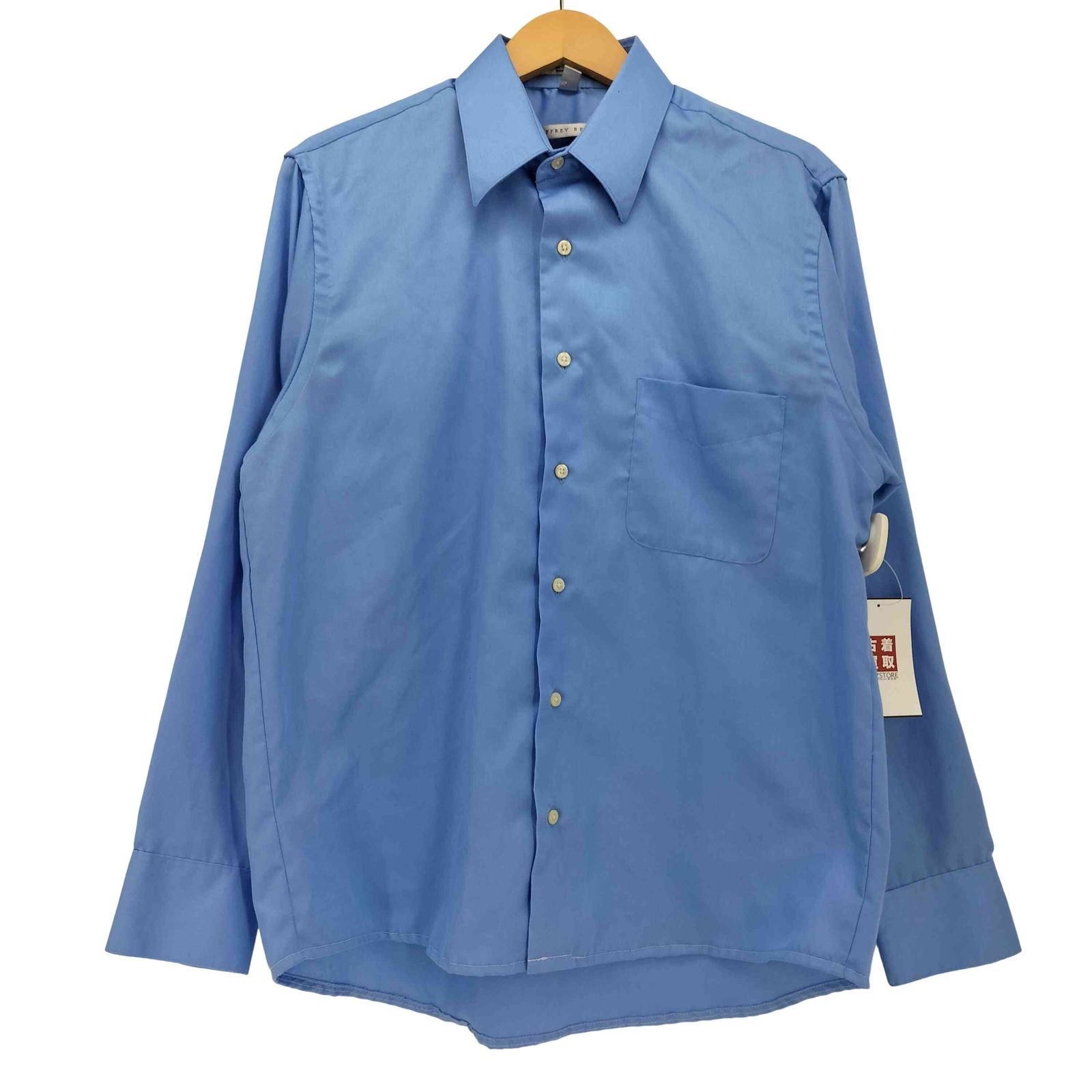 ジェフリービーン GEOFFREY BEENE サテン レギュラーカラー L/S シャツ メンズ import：M 