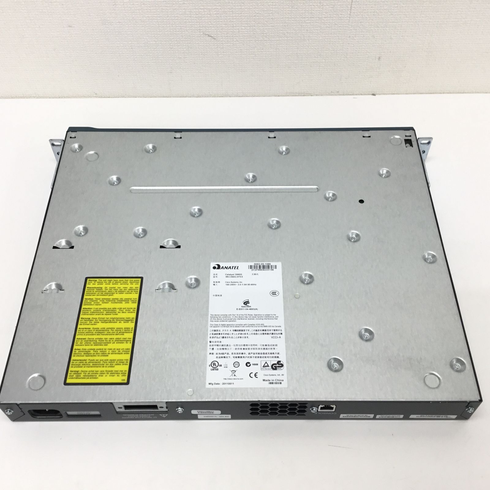 Cisco スイッチ catalyst 3560G WS-C3560G-24TS-E - メルカリ