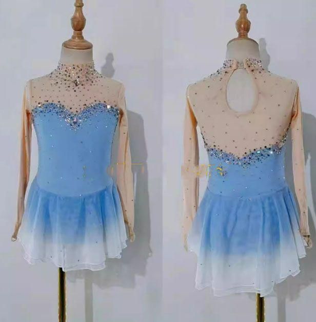 新品未使用 フィギュアスケート衣装　ハイネック ストーン オーダーメイド 新品未使用 フィギュアスケート衣装 ハイネック ストーン オーダー