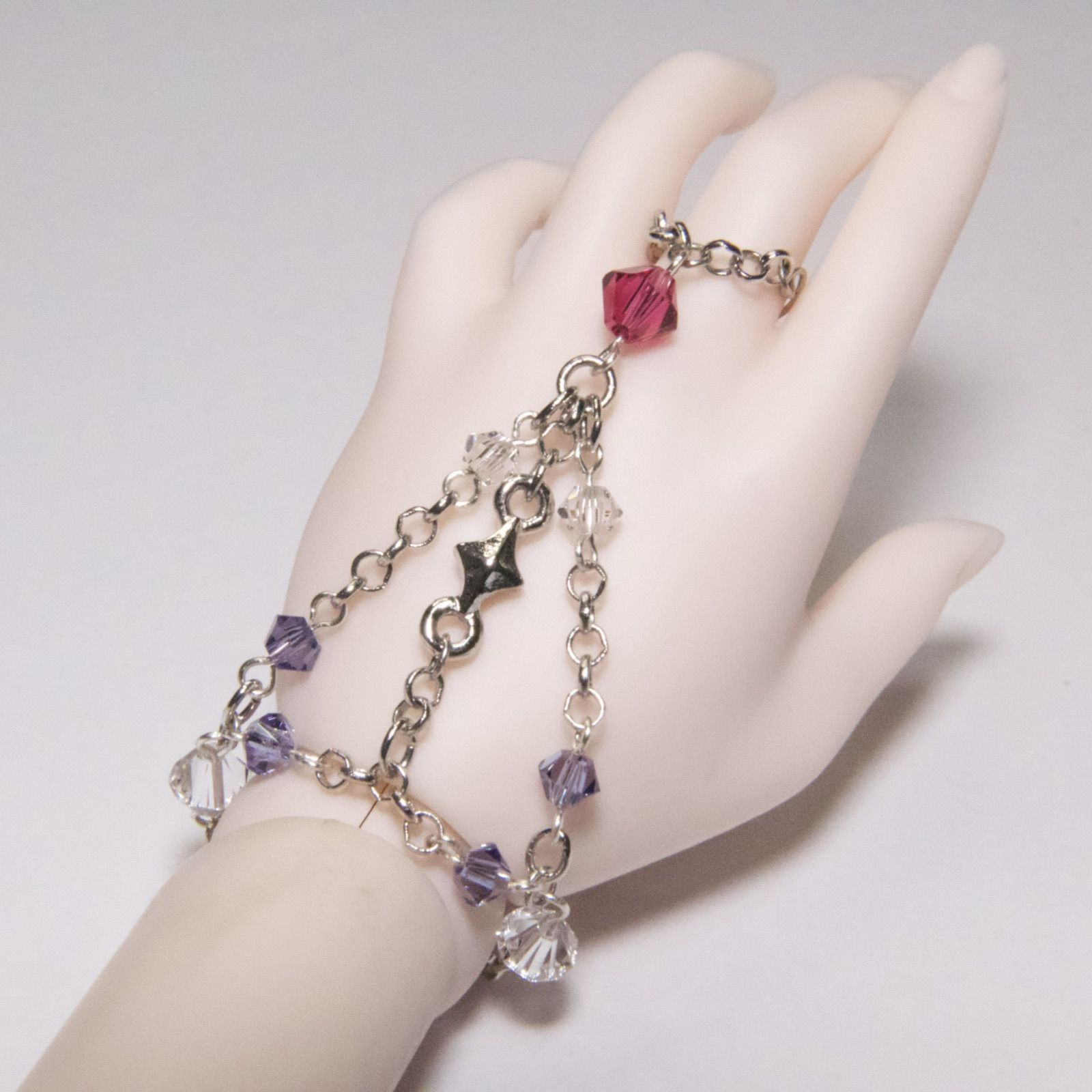 ドール用 アクセサリー セット 001 シルバー パンジャ ネックス ピアス 