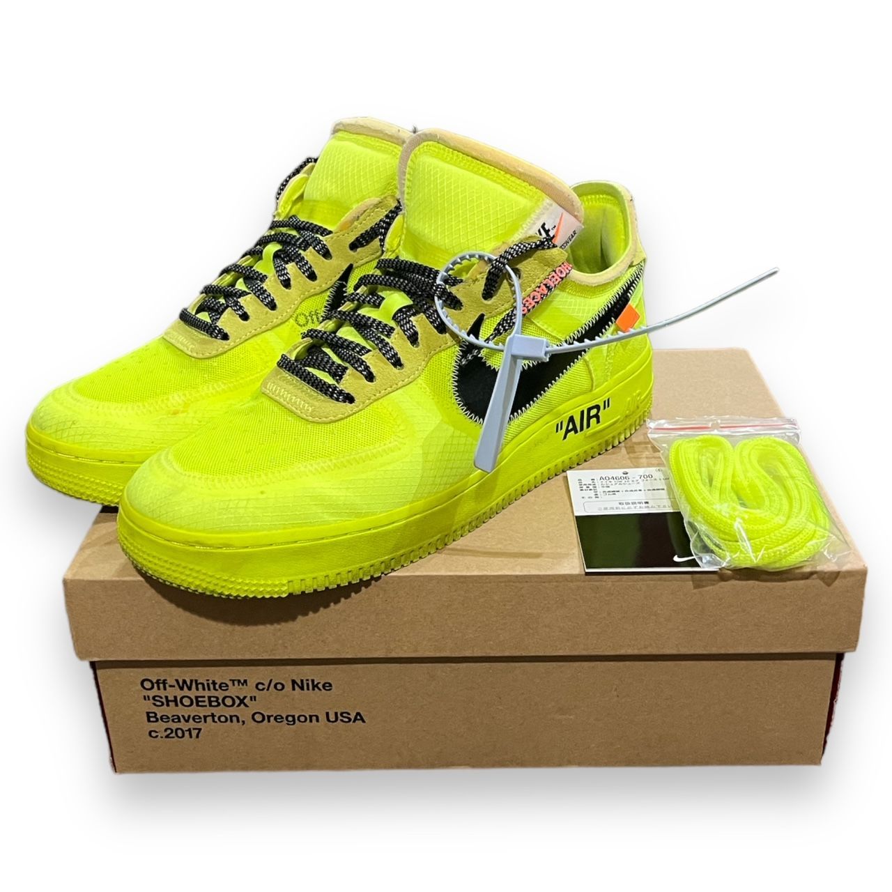 国内正規 Off-White Nike Air Force 1 Low Volt AO4606-700 コラボ オフホワイト エアフォース ...