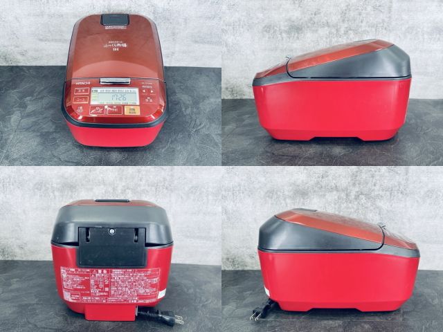 日立 IHジャー炊飯器 5.5合RZ-TS104M ルビーレッド G011501 日立製2020年式中古IH炊飯器1.0L（5.5合） RZ-TS104M