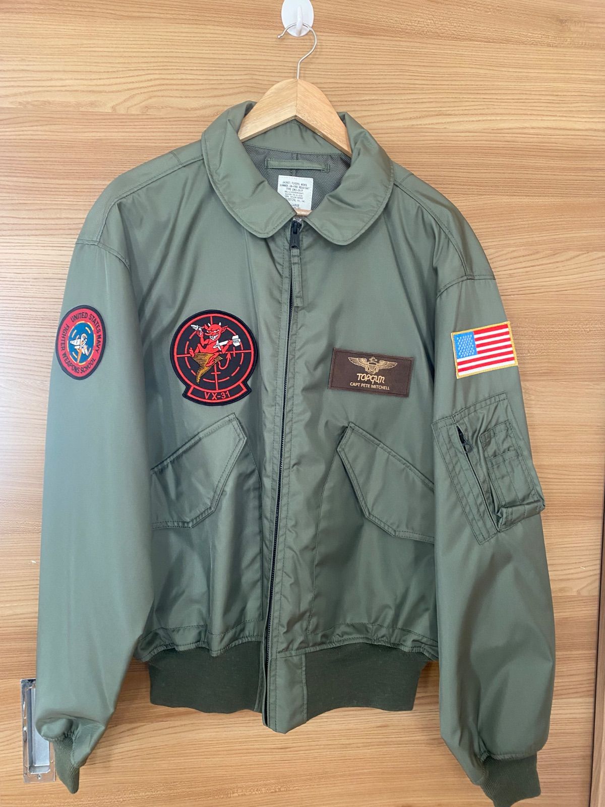 HOUSTON TYPE CWU-36P フライトジャケット新品空軍3L - メルカリ