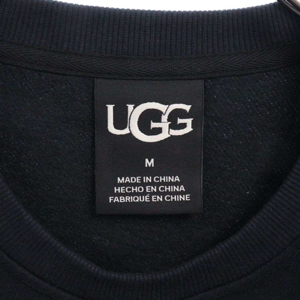 UGG アグ ロゴ入り ブラック スウェット トレーナー