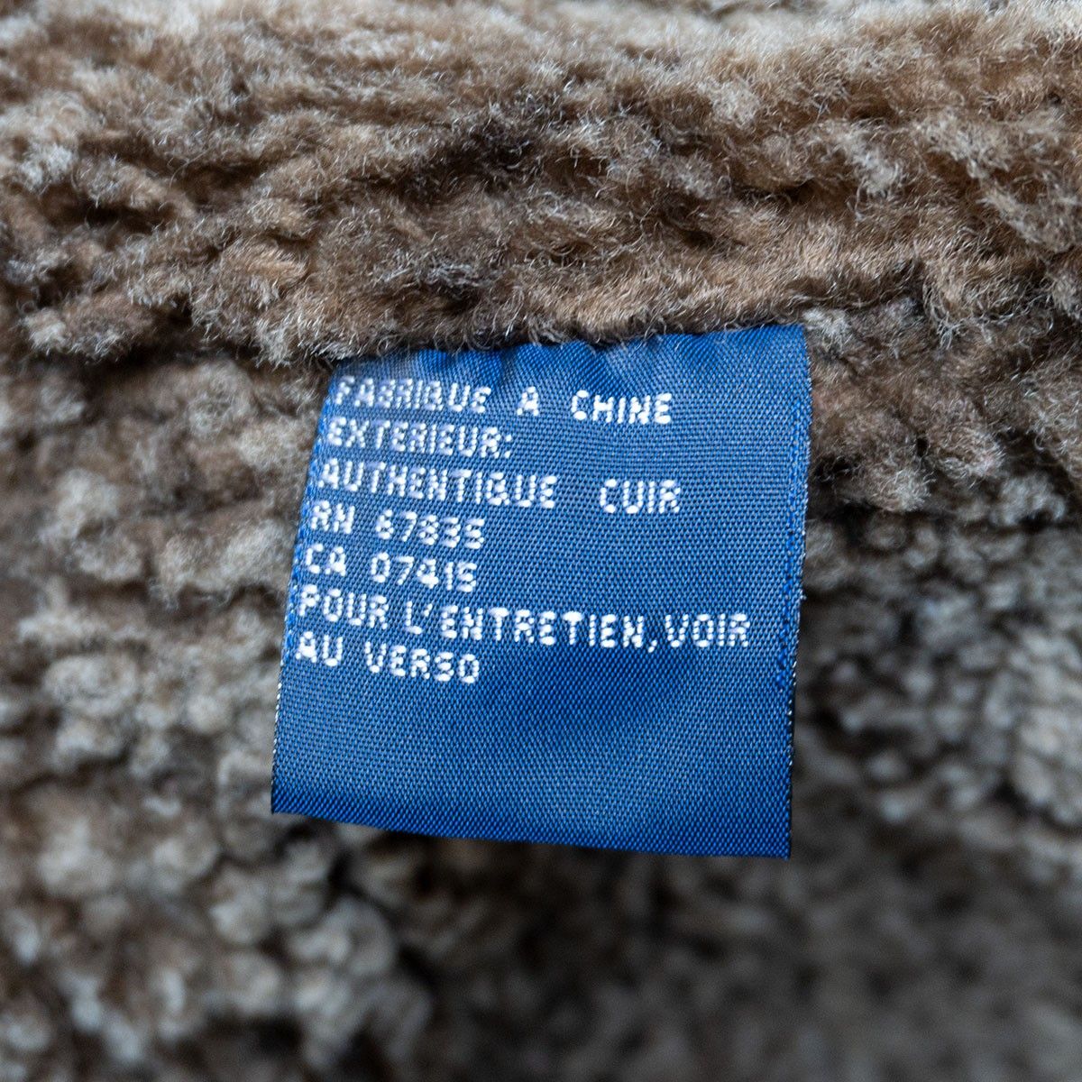 ムートンライダースジャケット