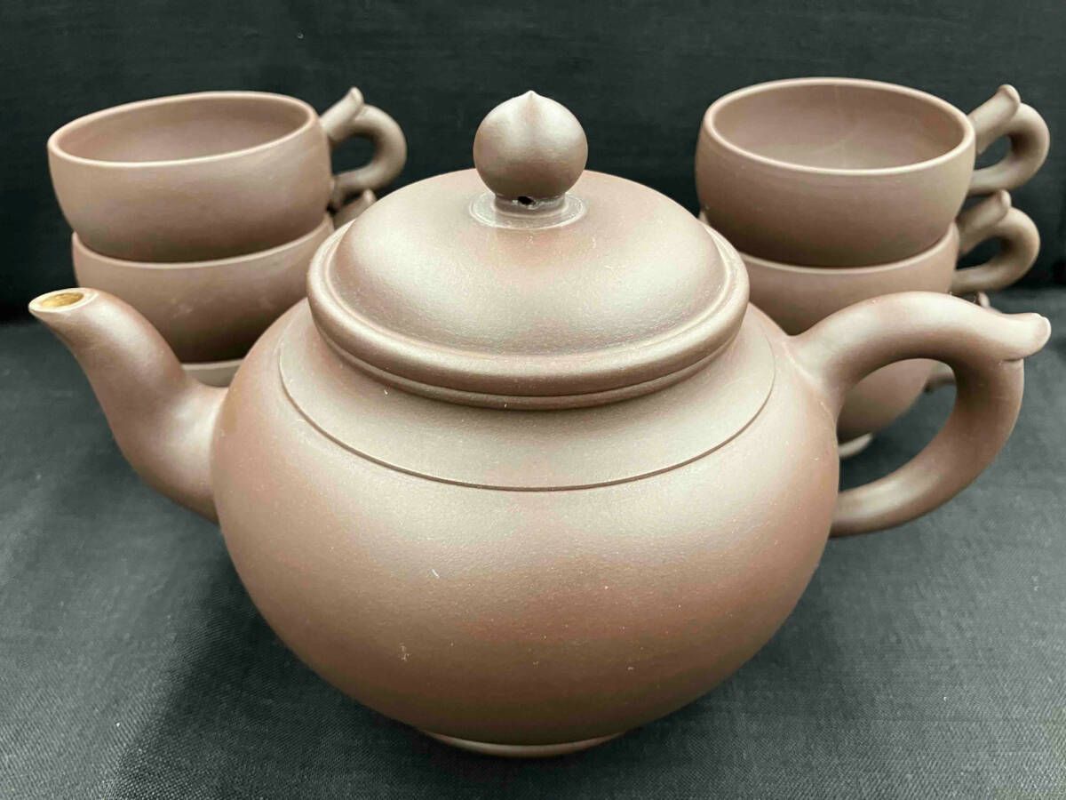 中国宜興 宜興紫砂 急須 茶壺 茶道具 セット 中国美術 中国茶器
