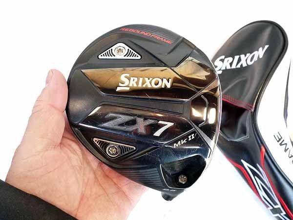 ヘッドのみ ダンロップ スリクソン-SRIXON- ZX7 Mk II ドライバー 9.5度 純正カバー付