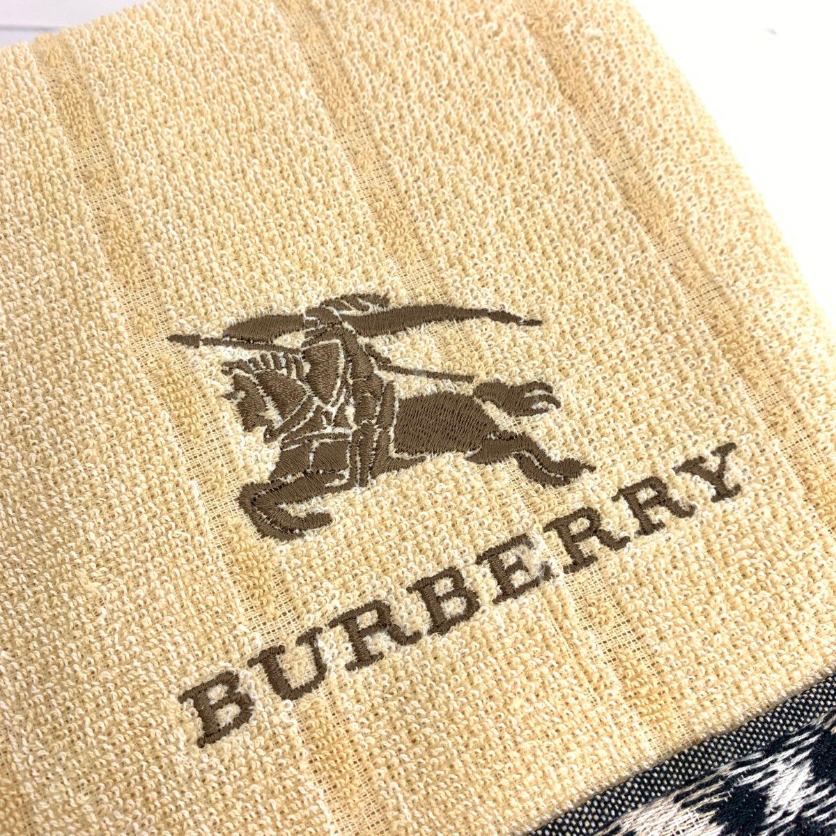 Burberry London タオルケット 美品 BURBERRY LONDON ノバチェック タオルケット ベージュ
