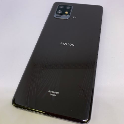 【中古品】au  AQUOS zero6  SHG04 ブラック（ランクD・七日間保証）