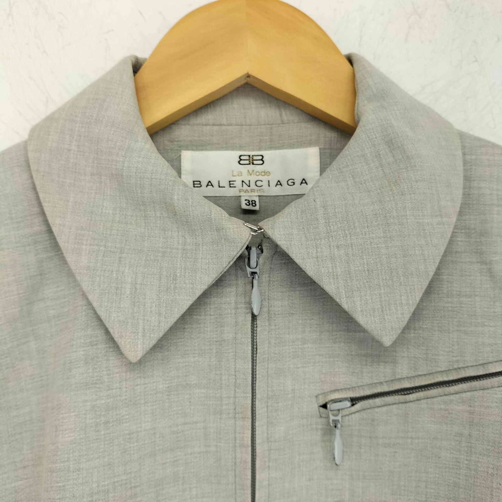 90S七分袖ジップアップカバーオール