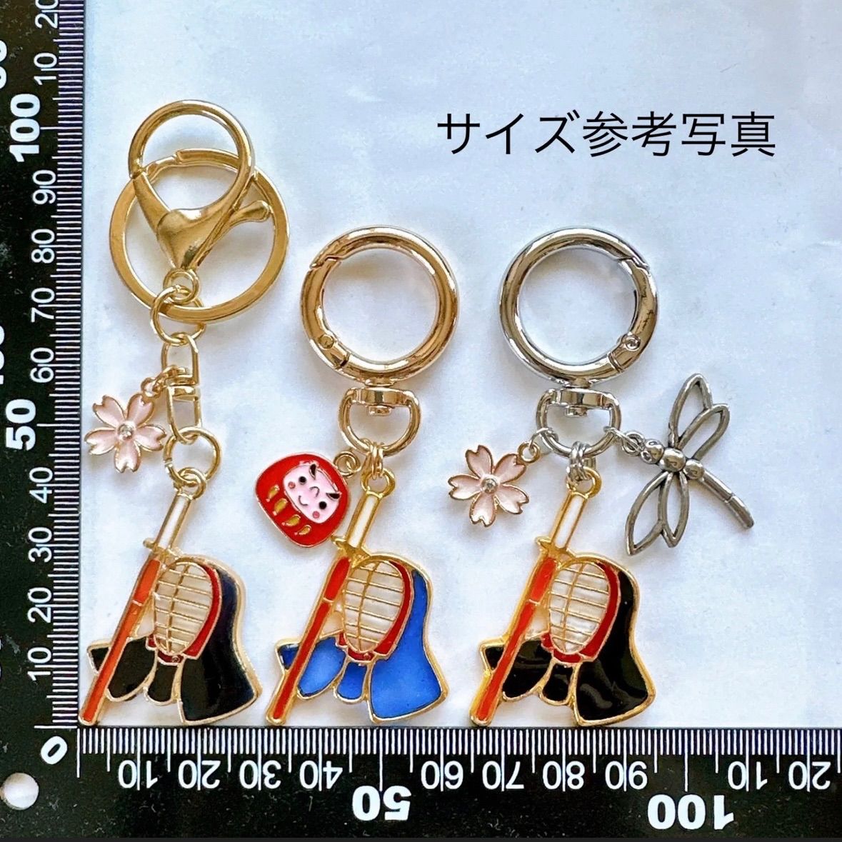 剣道 キーホルダー マリン⚓️ レジン ハンドメイド - メルカリ