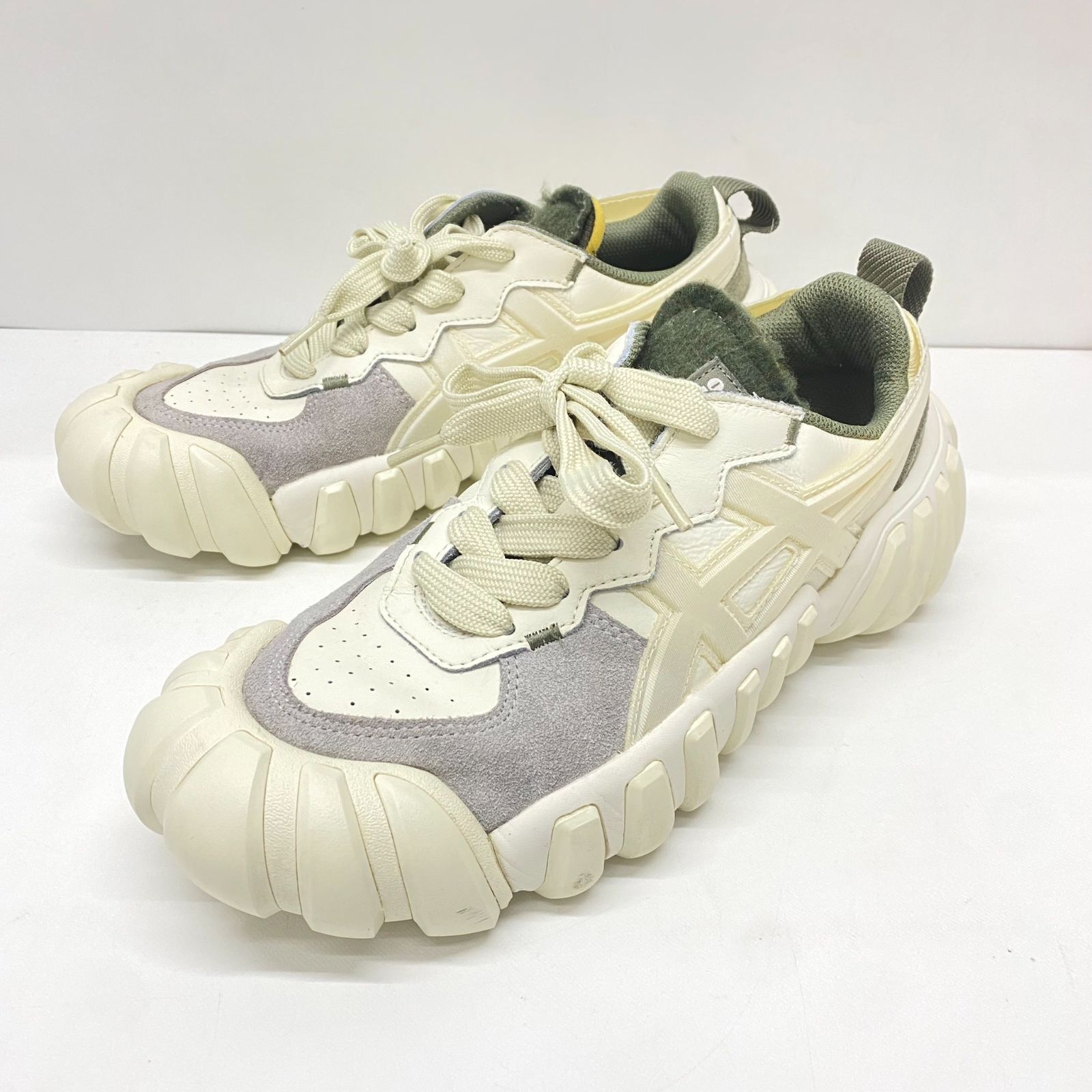 中古 Onitsuka Tiger オニツカタイガー スニーカー 1183B421 DENTIGRE LS デンティグレ エルエス 26cm -  メルカリ