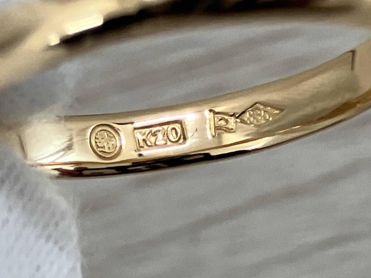 ヴィンテージリング　k20 甲丸 3400f5ee8d0cb514a9633ee08eea2b
