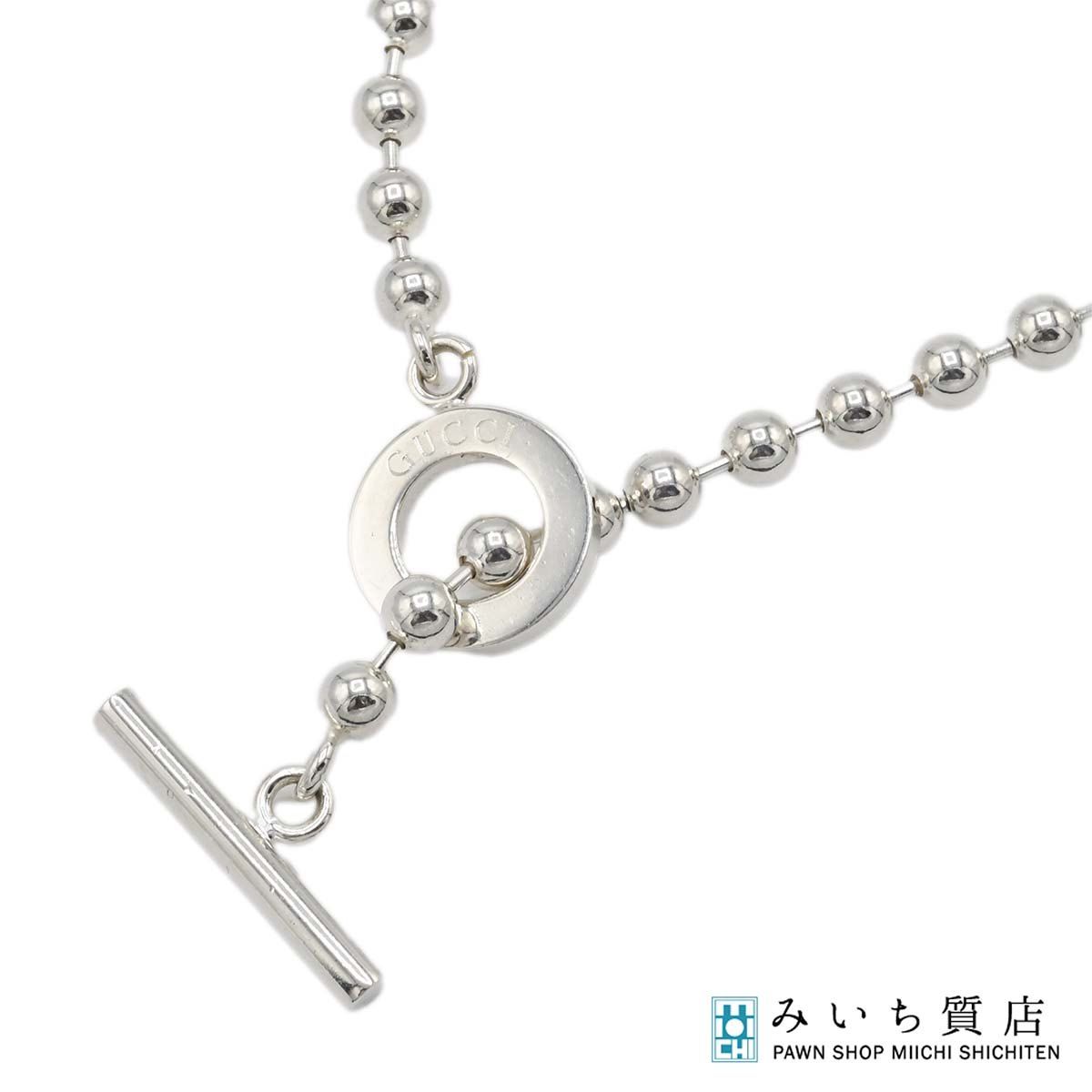 GUCCI グッチ ネックレス ボールチェーン 925 シルバー 約25.2g 