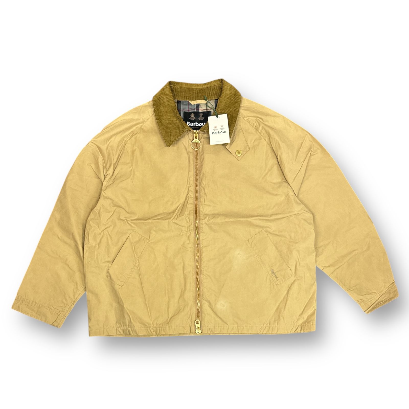 美品　Barbour. バブアー　ナイロンジャケット　Mサイズ　ベージュ Barbour（バブアー）の「【BARBOUR / バブアー】os peached