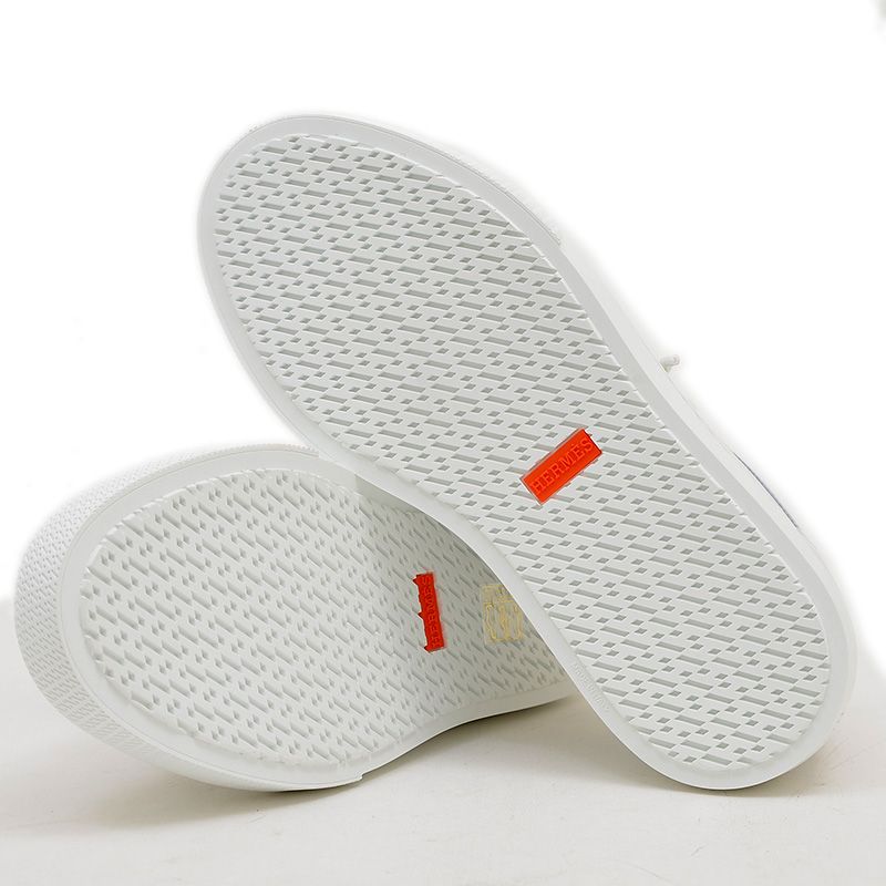 HERMES ホワイトスニーカー ゲット 37.5 HERMES ホワイトスニーカー ゲット 37.5