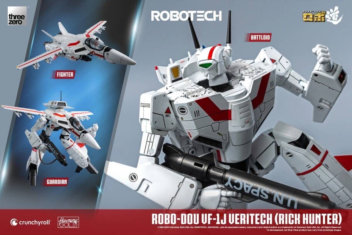 ジャンク品　threezeroバルキリーVF-1J　ロボ道 RobotechROBO-DOU ROBOTECH VF-1J Veritech (Rick Hunter
