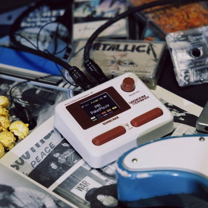 SONICAKE ポケットマスター QME-10 PP マルチエフェクトペダル Sonicake Pocket Master Compact Multi-effects Processor (QME-10)