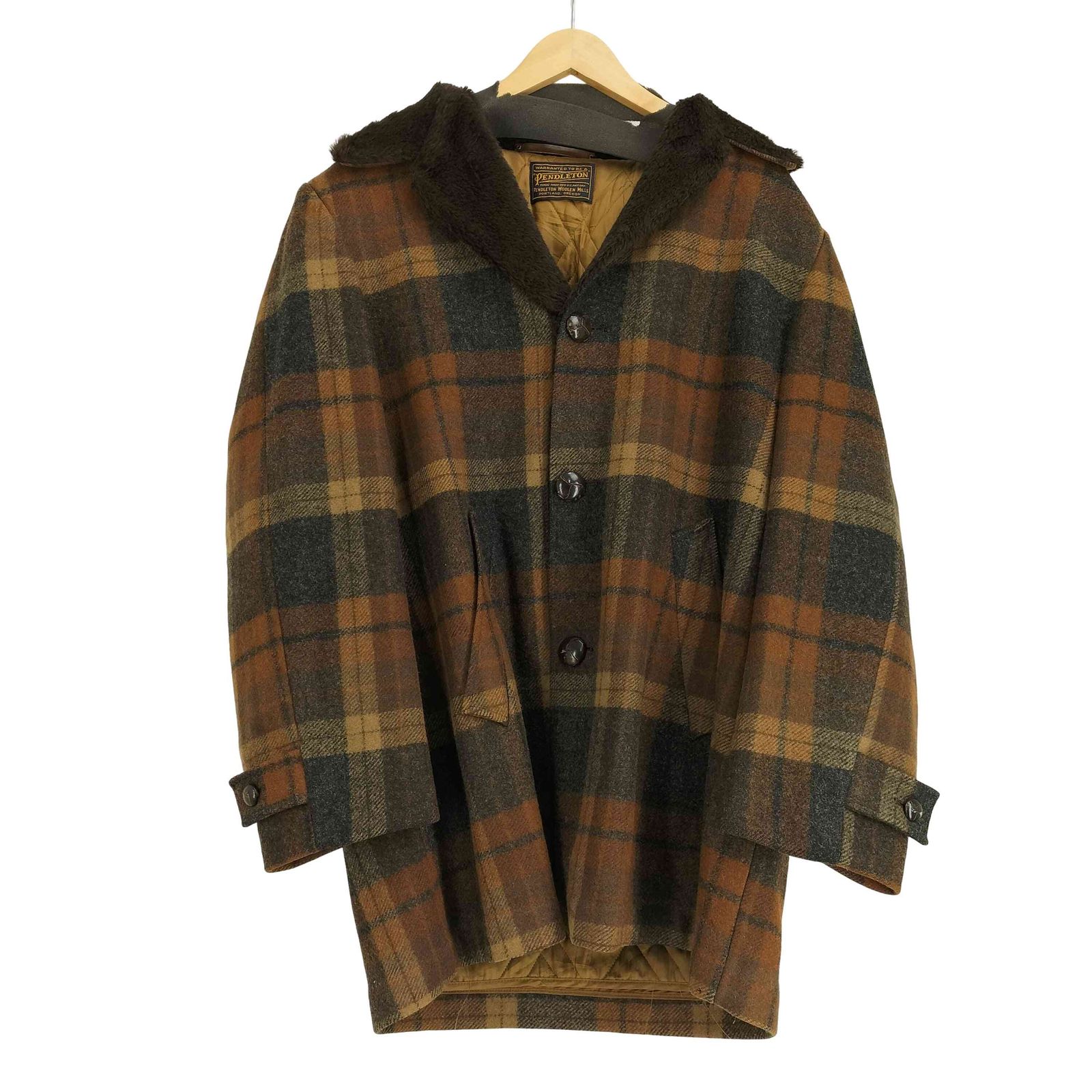 70s USA製　ペンドルトン PENDLETON クルミボタン テーラード M 70s USA製 ペンドルトン PENDLETON クルミボタン テーラード M 70s