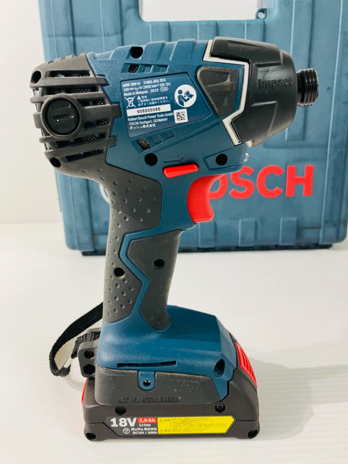 ★ 最終大幅お値下げ　BOSCH  ボッシュ   充電式インパクトドライバー&充電器 GDR 18V-LI&GAL 1880 CV  お仕事　職人 DIY   ボッシュ株式会社　現状品　3.33kg　★