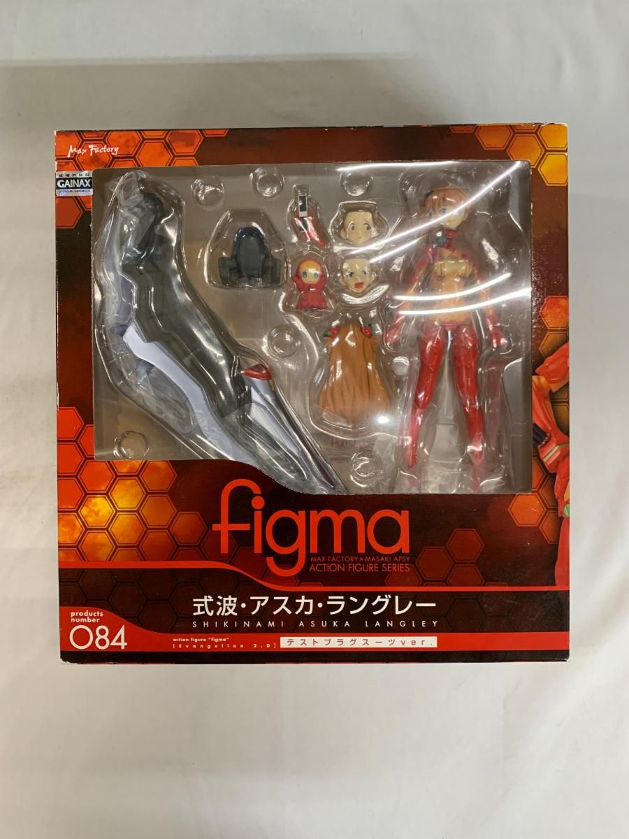 エヴァンゲリオン まとめ figma 084式波 アスカ テストプラグスーツ ABS＆PVC塗装済み可動フィギュア figma式波・アスカ・ラングレー