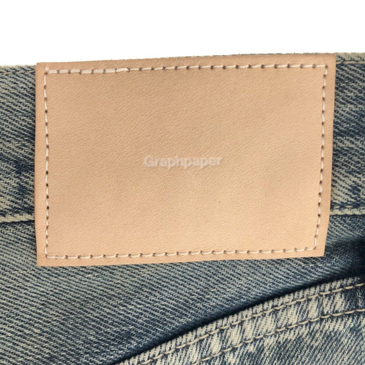 Graphpaper グラフペーパー 23SS Selvage Denim Two Tuck Wide Pants 