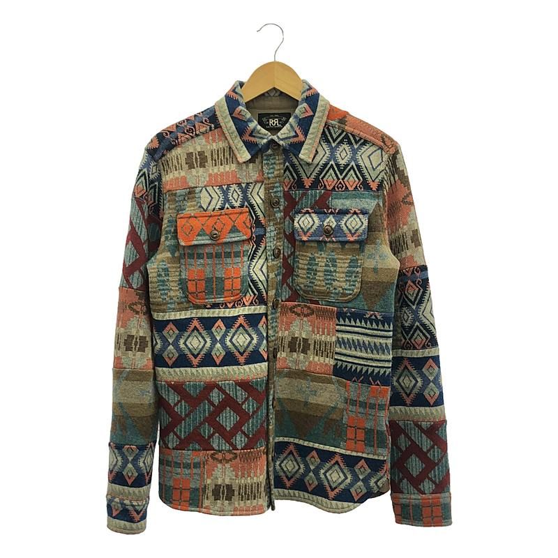 RRL / ダブルアールエル | Native Over shirt / ネイティブ パッチワーク シャツ ジャケット | S | マルチカラー | メンズ