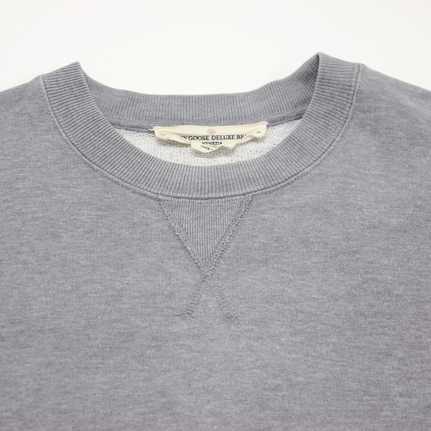 【関税込】◆GOLDEN  ゴールデングース◆刺繍 スウェット GOLDEN GOOSE ゴールデングース スウェット グレー サイズ:XS