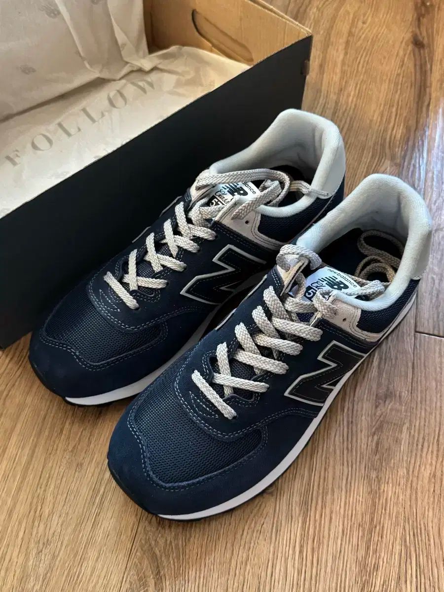 New Balance ニューバランス 574 ネイビー 280