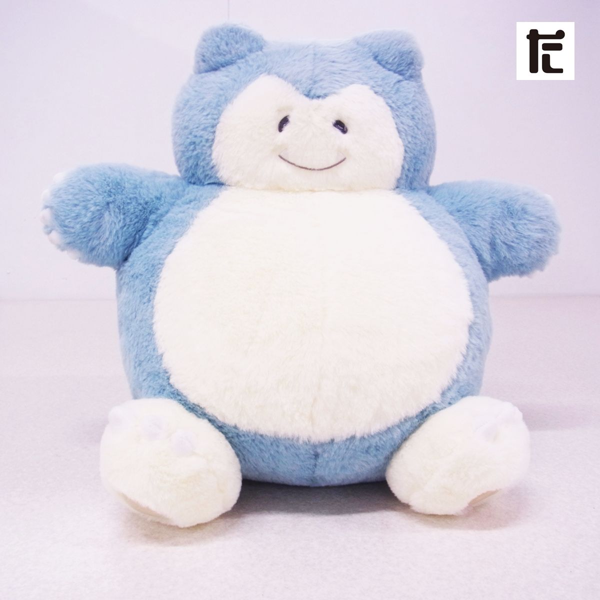 ポケモン レポートかいてね！ カビゴン ぬいぐるみ　タグ付き新品 ポケモンセンター ぬいぐるみ レポートかいてね カビゴン