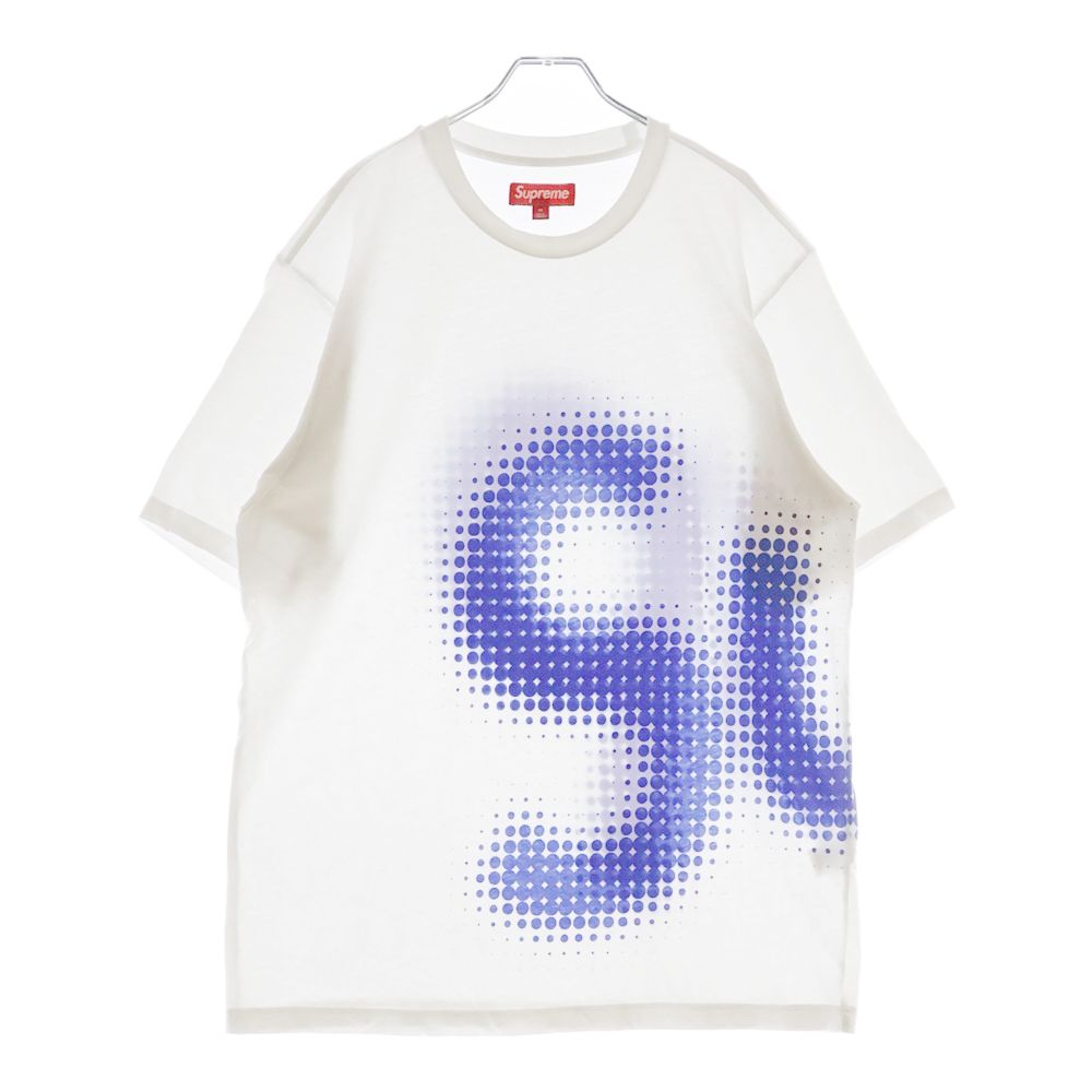 SUPREME シュプリーム 24SS Halftone S|S Top ハーフトーン クルーネック コットン 半袖Tシャツ カットソー ホワイト