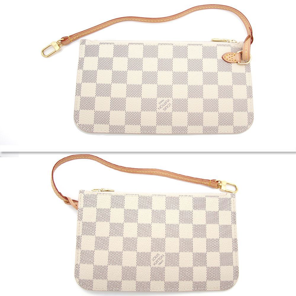 中古 良品】ルイヴィトン トートバッグ ダミエ・アズール ネヴァーフル