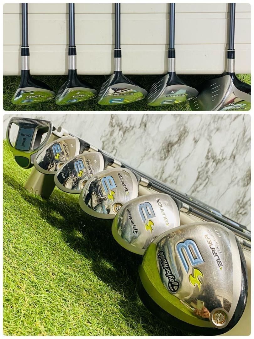 【豪華13本】初心者推奨 テーラーメイド バーナー レディースゴルフセット L 豪華13本】初心者推奨 テーラーメイド バーナー レディース