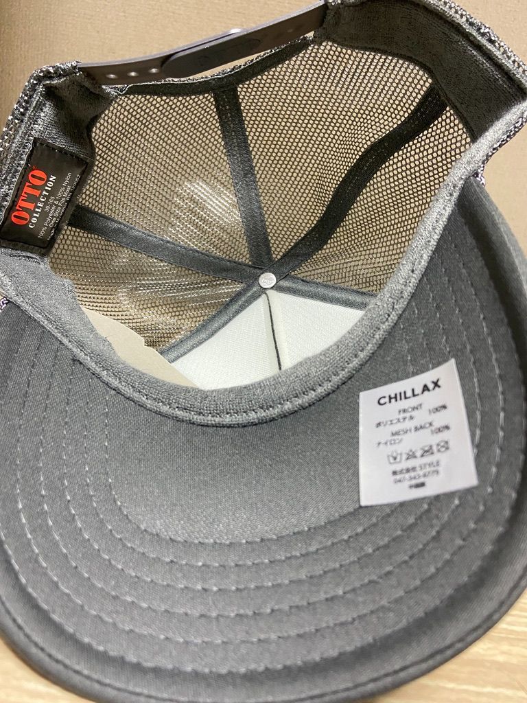 CHILLAX チラックス メッシュキャップ ダークグレー チャコール otto