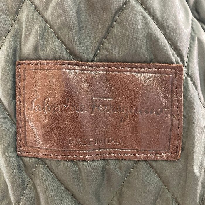 イタリア サルヴァトーレフェラガモ ブラウン スエード レザージャケットL 極美品【Salvatore Ferragamo】サルヴァトーレ フェラガモ ローファー