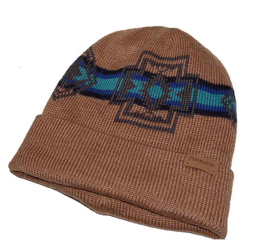 PENDLETON ペンドルトン ニットビーニー ワッチキャップ TAN - メルカリ