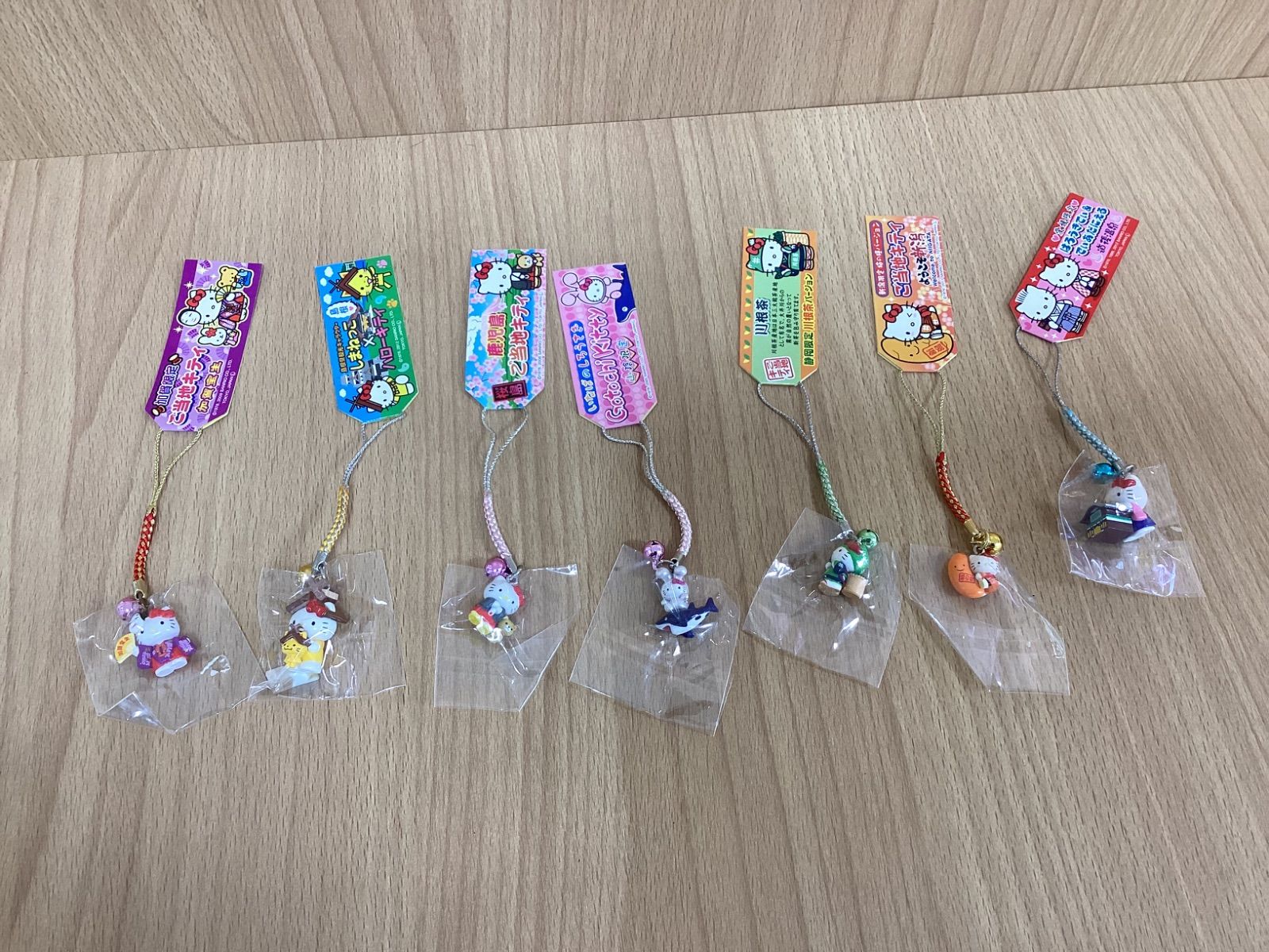 I659 ご当地キティちゃん 根付ストラップ 19点セット